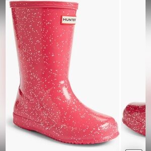 Hunter Kids' Original First Classic Glitter Rain Boot